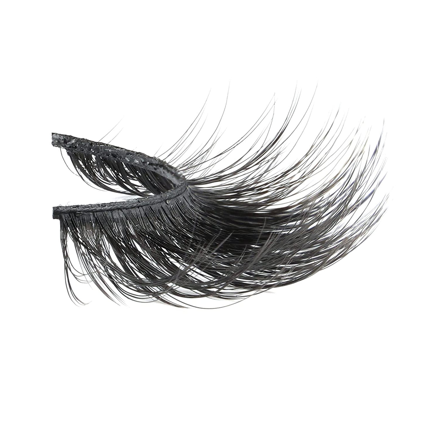 3D False Eyelashes Packs 5 Pairs Faux Mink Lashes Fluffy Natural Look False Lash 18MM Volume Long Faux Eyelash Soft Reusable Lashes (5Pairs1Style(6D08))