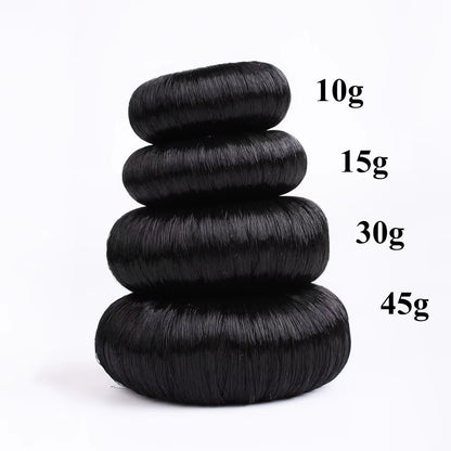 Beige Elegant Hair Wig Hair Clip Black Hair Accessories Hair Ring Bun Maker Hair Donut Shaper Hair Styling Tools
