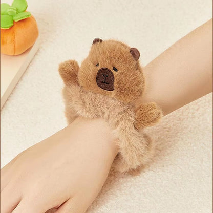Capybara Hair Holder Adorable Capybara Hair Clip Plush Hair Ties Fuzzy Animal Hair Clips Plush Hair Clamps Plush Hair Claw
