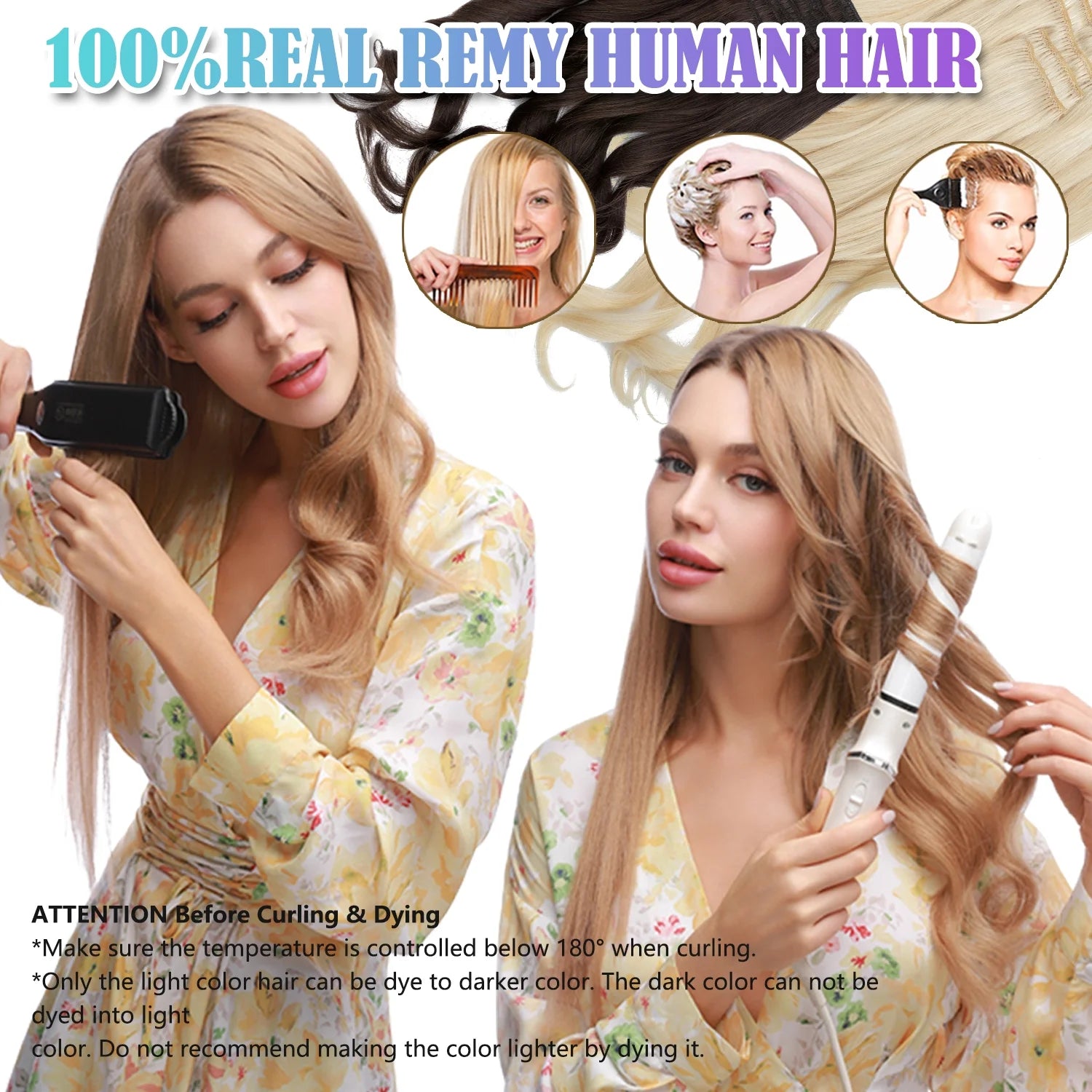 Clip in Hair Extensions 100% Real Remy Human Hair Full Head Soft 8PCS Clip in Russian Remy Hair New Color Balayage Highlight 8"-24" US CLEARANCE