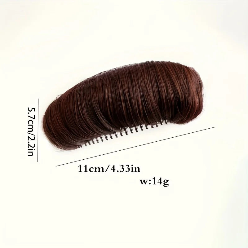 Invisible Fluffy Volume Lift Hair Hair Clips for Women Fluffy Hair Clip Hair Bun False Hair Fluffy Wig Hair Comb Synthetic Hair