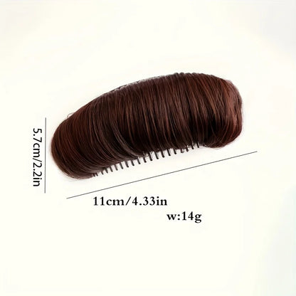 Invisible Fluffy Volume Lift Hair Hair Clips for Women Fluffy Hair Clip Hair Bun False Hair Fluffy Wig Hair Comb Synthetic Hair