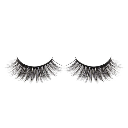 3D False Eyelashes Packs 5 Pairs Faux Mink Lashes Fluffy Natural Look False Lash 18MM Volume Long Faux Eyelash Soft Reusable Lashes (5Pairs1Style(6D08))