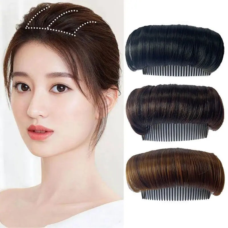 Invisible Fluffy Volume Lift Hair Hair Clips for Women Fluffy Hair Clip Hair Bun False Hair Fluffy Wig Hair Comb Synthetic Hair