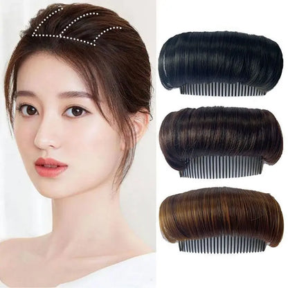 Invisible Fluffy Volume Lift Hair Hair Clips for Women Fluffy Hair Clip Hair Bun False Hair Fluffy Wig Hair Comb Synthetic Hair